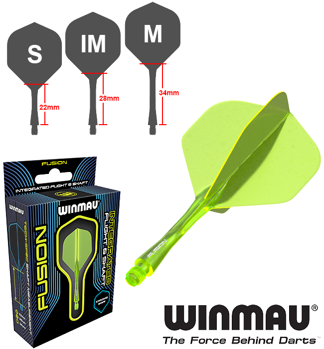 WINMAU Fusion F/S Fluoro Yellow No2