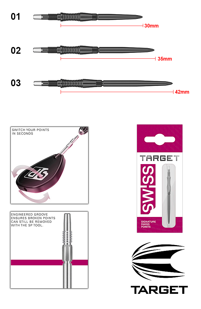 TARGET SWISS Signature RST Points Black