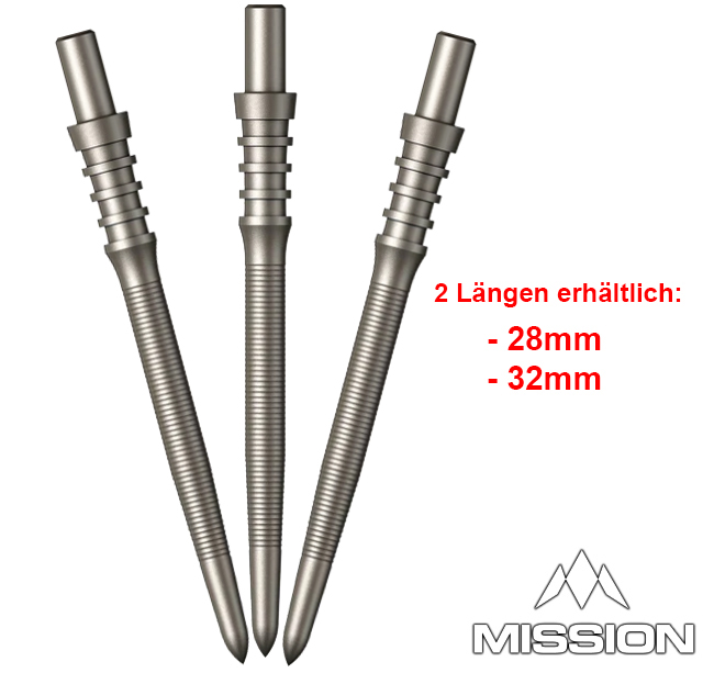 MISSION Sniper Points Micro Grip Silver