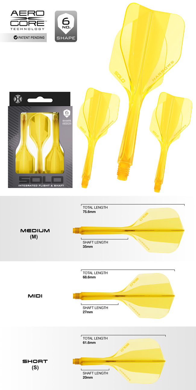 HARROWS Solo 6 Flights Yellow