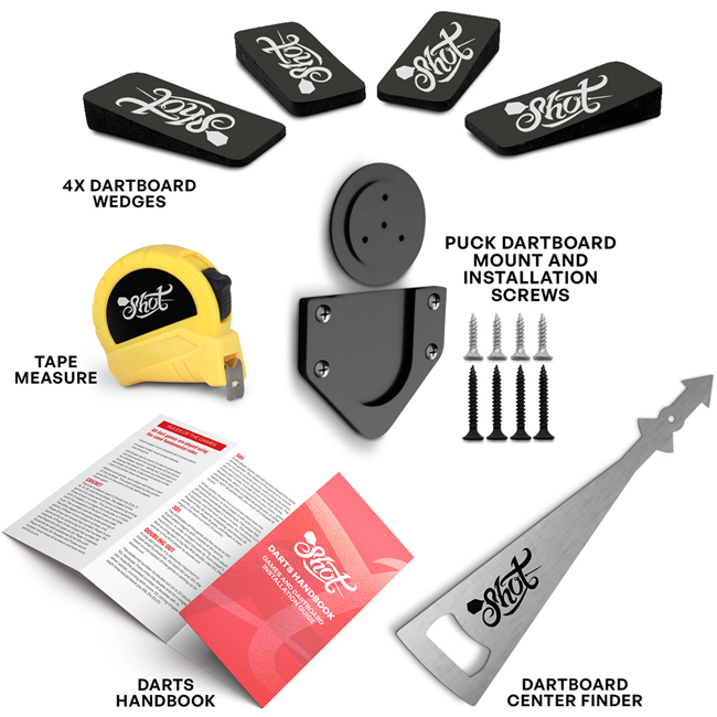 SHOT Dartboard Multi Kit