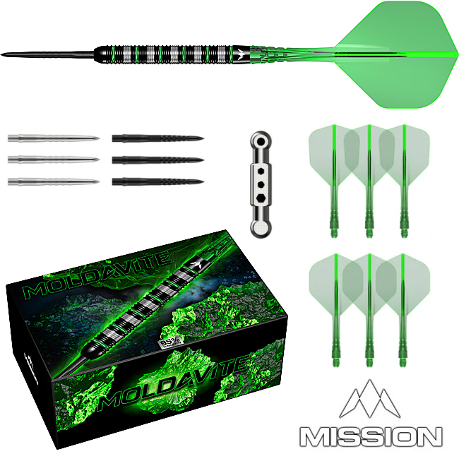 MISSION Moldavite Black/Green 95%